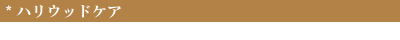 ハリウッドケア